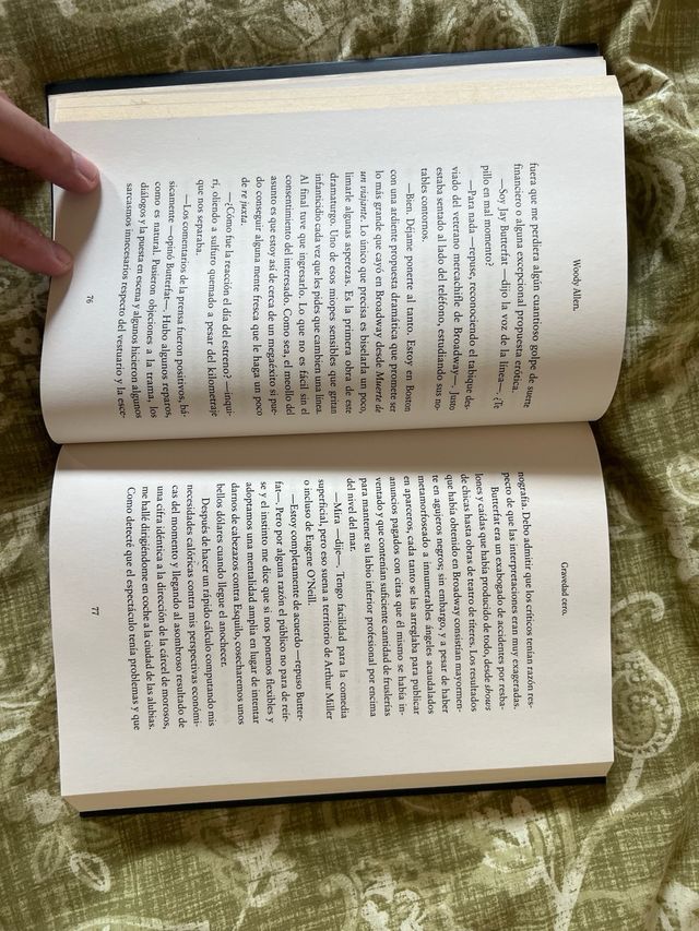 Gravedad cero-Woody Allen