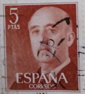 Sello 5 pts de Franco.