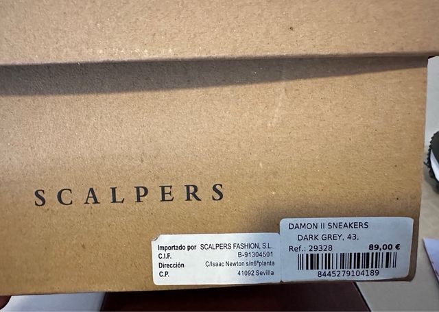ZAPATILLAS SCALPERS 43