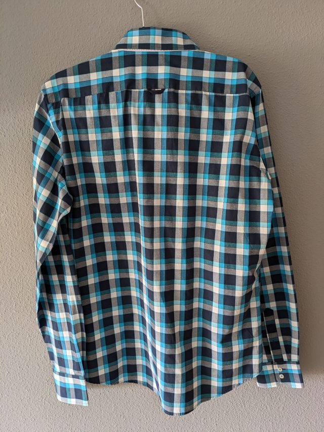 Camisa cuadros hombre