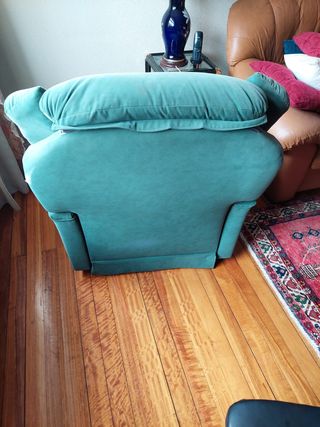 Dos sillones / butacones verde oscuro