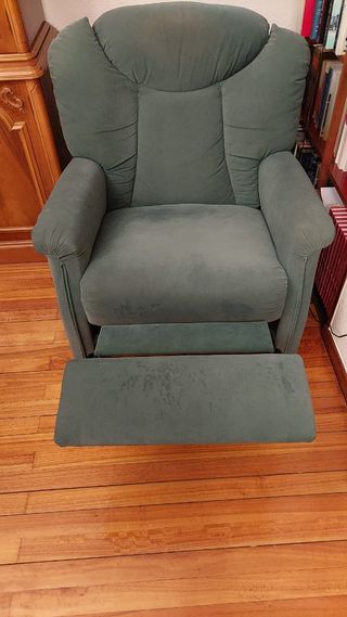 Dos sillones / butacones verde oscuro