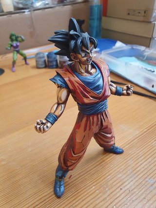 Goku 2D repintado