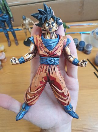 Goku 2D repintado
