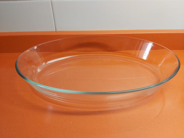 Fuente ovalada de cristal ARC. Horno y micro.Nueva