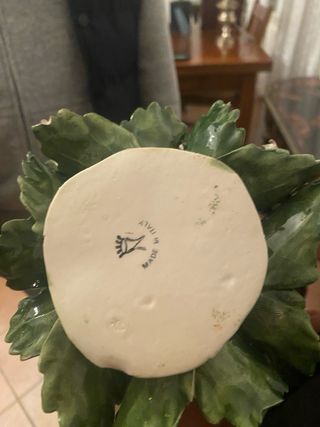 Coppia portacandele Capodimonte