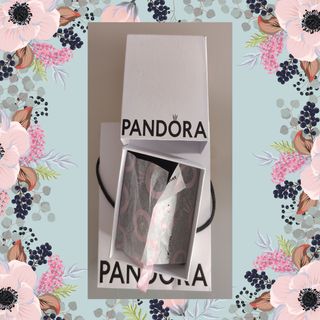 Lote caja para pulsera + bolsa Pandora.