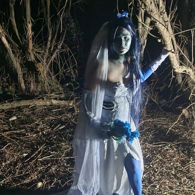 Cosplay Novia cadáver