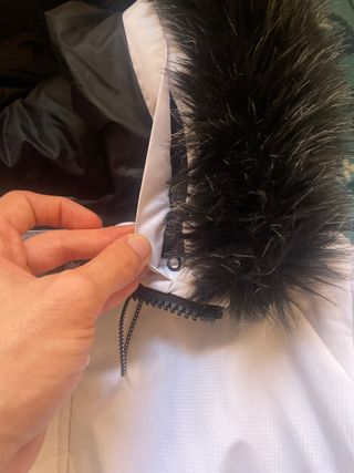 Chaqueta plumas blanco