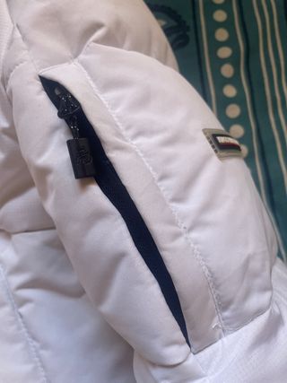 Chaqueta plumas blanco