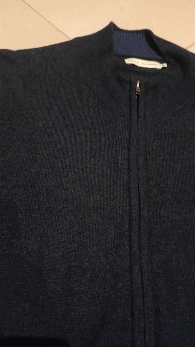 Maglione Celio blu morbidissimo taglia M