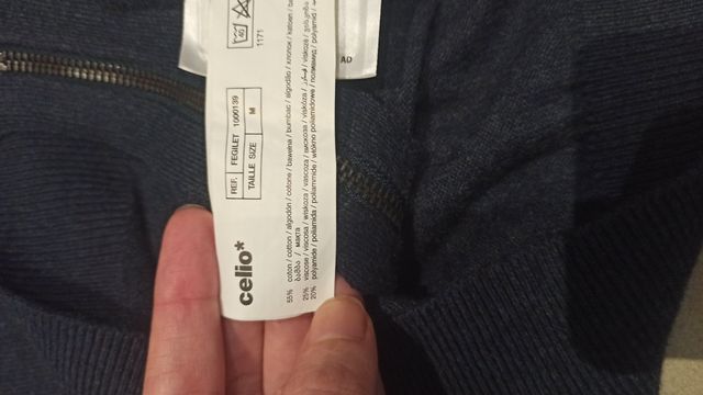 Maglione Celio blu morbidissimo taglia M