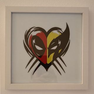 Deadpool & Wolverine - Stencil Art 3D Design