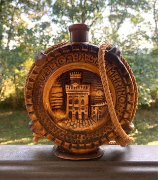Bottiglia in ceramica San Marino, vintage