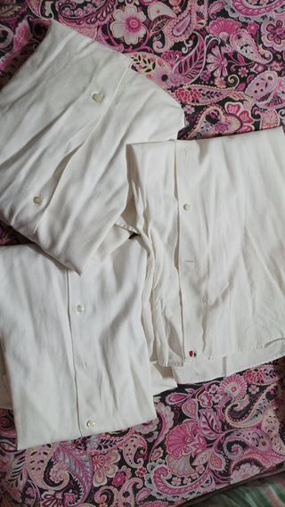 Set 3 Camicie uomo classiche bianche 44 17,5 XL