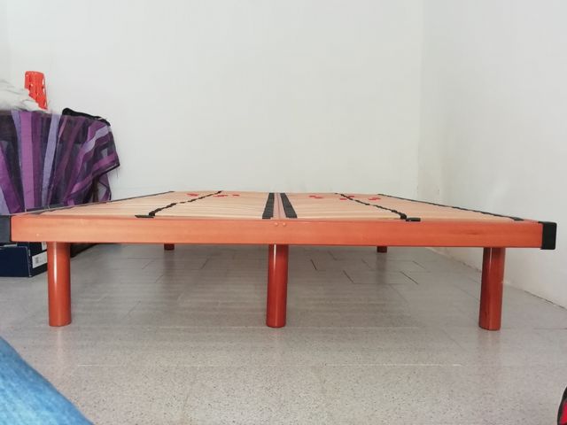 Somier laminas madera