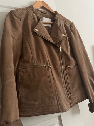 Cazadora Ante talla S camel 