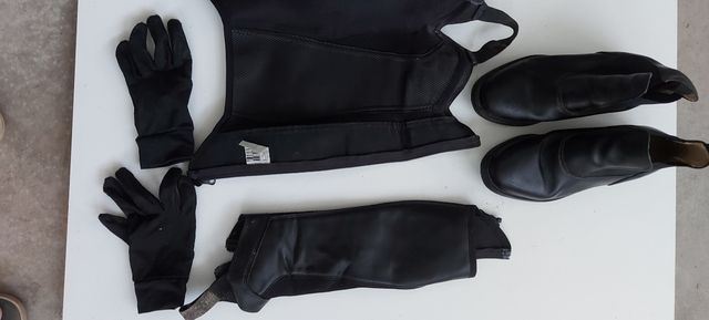 Equitacion botas casco espaldera
