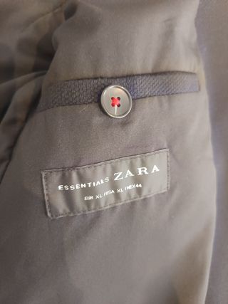 Americana hombre azul marino