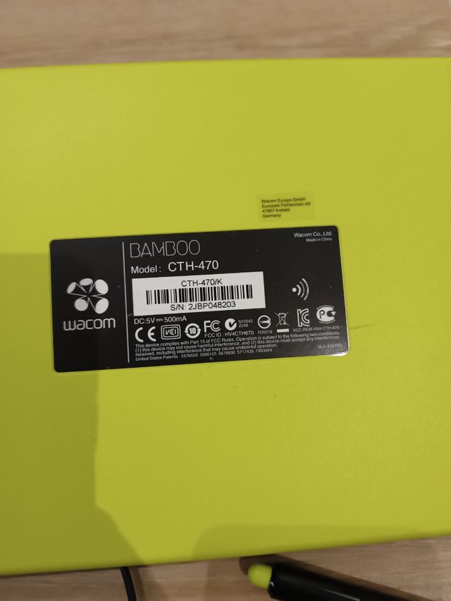 Tavoletta grafica Wacon Bamboo.