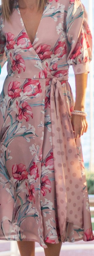 Vestido satén CAYRO