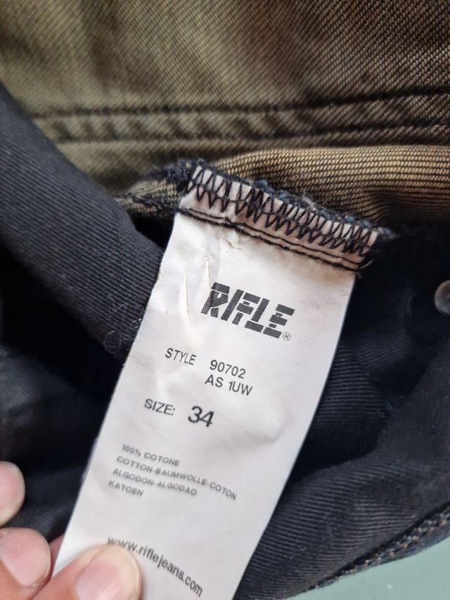 Jeans Rifle regular colore nero da uomo