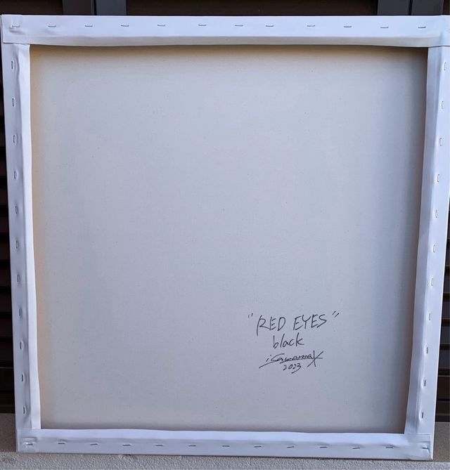 Acrílico  “El poder de la mujer de Ojos rojos”