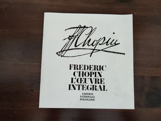 Dischi vinile Chopin - opera completa 1971