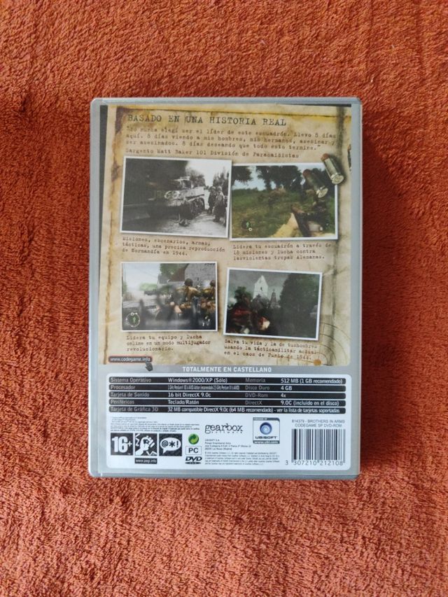 Juego para PC. Brothers in arms.