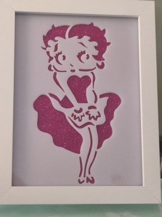 Betty Boop - Stencil Art 3D Design