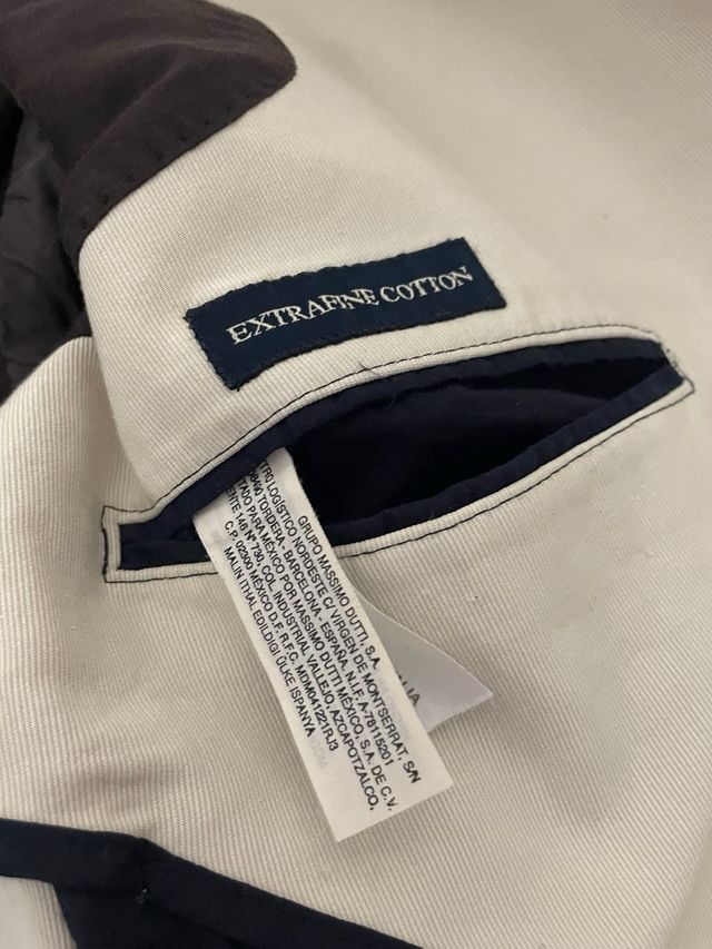 Americana Massimo Dutti marfil