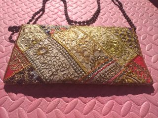 OFERTA Sara Moda Bolso dorado