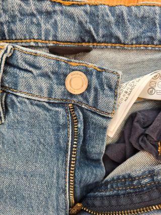 Jeans mujer cropped tiro medio Massimo Dutti 34