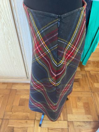 Falda de xuadros escoceses