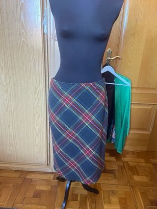 Falda de xuadros escoceses