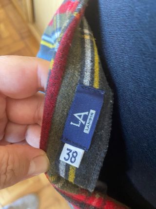 Falda de xuadros escoceses