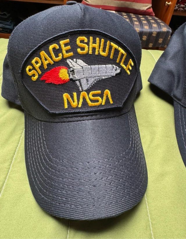 2 cappelli NASA space shuttle NOS vtg usa