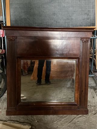 Specchio cornice in legno primi ‘900