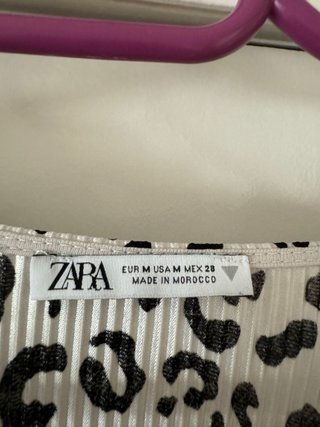 Blusa estampado leopardo