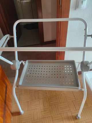 Bañera bebe con patas plegable