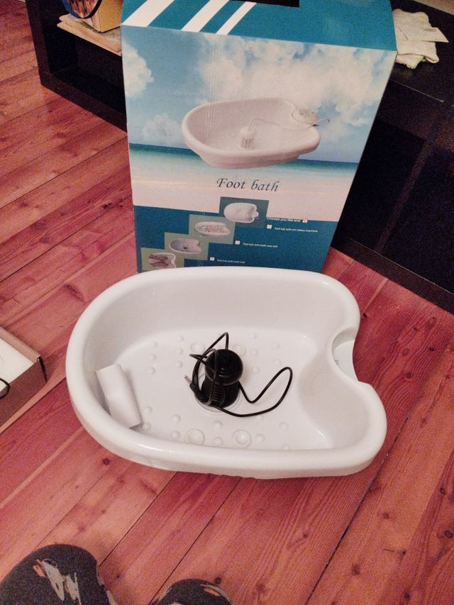 Vasca piedi per chelazione ionica