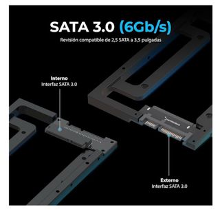 Adaptador disco duro / SSD de 2.5" a 3.5” Sabrent