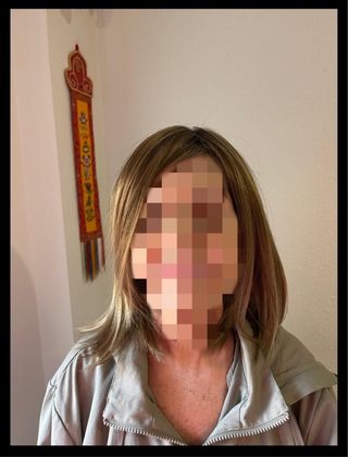 Peluca fibras sintéticas 