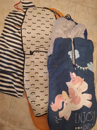 Saco carro unicornio+ 2 fundas verano