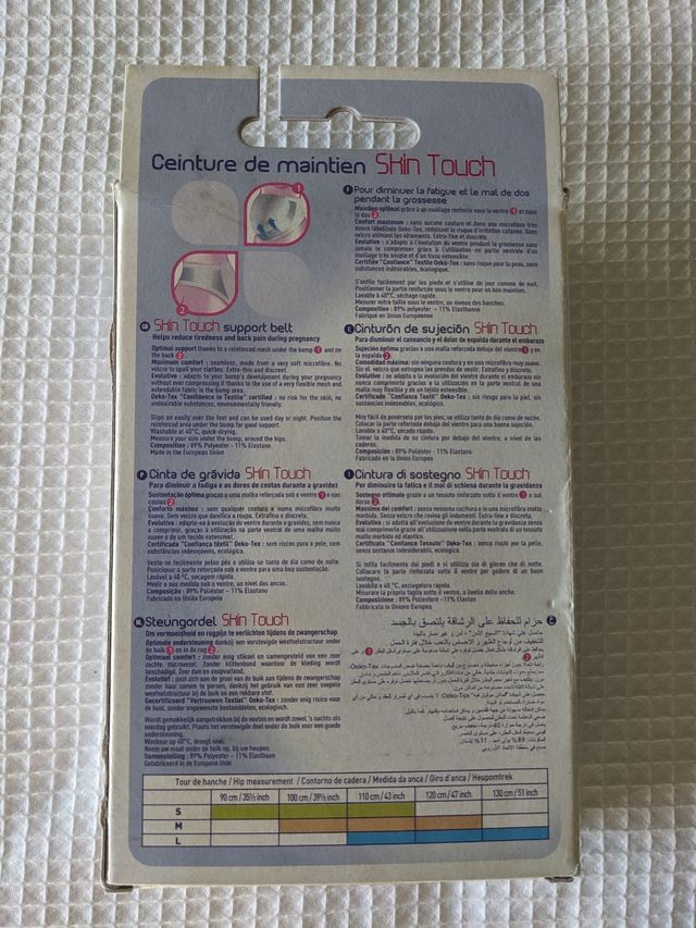 Cinturón de sujeción de embarazada
