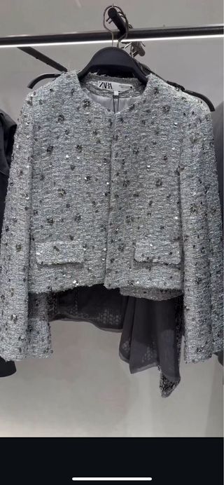 CHAQUETA LENTEJUELAS ZARA COLLECTION