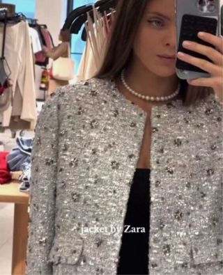 CHAQUETA LENTEJUELAS ZARA COLLECTION