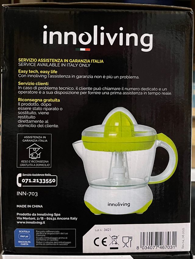 Spremiagrumi NUOVO sigillato