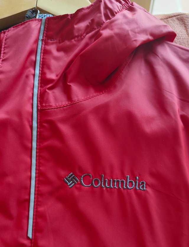 Chubasquero Rojo Columbia niñ@ 7 años