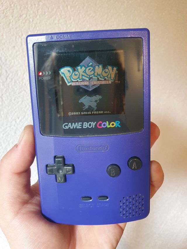 Game Boy COLOR 1998 + Pokemon Cristallo